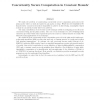 Concurrently Secure Computation in Constant Rounds