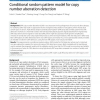 Conditional random pattern model for copy number aberration detection