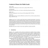 Condorcet Winners for Public Goods