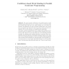 Confidence-Based Work Stealing in Parallel Constraint Programming
