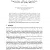 Congestion Games with Linearly Independent Paths: Convergence Time and Price of Anarchy