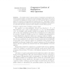 Congruence Lattices of Semilattices with Operators