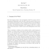 Connecting language to the world