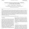 Constrained 3D shape reconstruction using a combination of surface fitting and registration