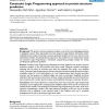 Constraint Logic Programming approach to protein structure prediction