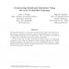 Constructing Distributed Schedulers Using the MESSIAHS Interface Language