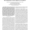 Construction of dual mode components for reconfiguration aware high-level synthesis