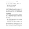 Continuous Probabilistic Mapping by Autonomous Robots