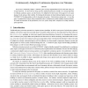 Continuously adaptive continuous queries over streams