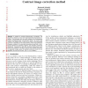 Contrast image correction method
