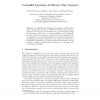 Controlled Invariance of Discrete Time Systems