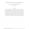 Convergence rate for consensus with delays