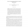 Convex Programming Methods for Global Optimization