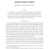 Convex relaxations for quadratic distance problems