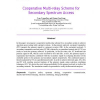 Cooperative Multi-relay Scheme for Secondary Spectrum Access