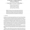 Cooperative Transportation by Humanoid Robots: Learning to Correct Positioning