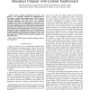 Coordinated Beamforming for the Multiuser MIMO Broadcast Channel With Limited Feedforward