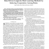 COR: a methodology to improve ad hoc data-driven linguistic rule learning methods by inducing cooperation among rules