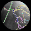 Coronary tree extraction from X-ray angiograms using marked point processes