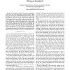 Cost and Target-Based Scheduling for Switch Power Control