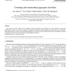 Counting and enumerating aggregate classifiers