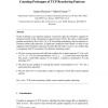 Counting preimages of TCP reordering patterns