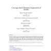 Coverage-biased Random Exploration of Models