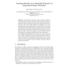 Coverage Density as a Dominant Property of Large-Scale Sensor Networks