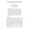 Coverage, Exploration, and Deployment by a Mobile Robot and Communication Network