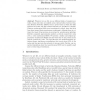 Critical Values in Asynchronous Random Boolean Networks