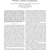 Cross-layer Networking for Peer Databases over Wireless Ad-Hoc Communities