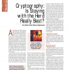 Cryptography: Is Staying with the Herd Really Best?