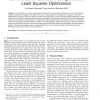 Curve-Skeleton Extraction Using Iterative Least Squares Optimization