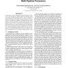 Customization of application specific heterogeneous multi-pipeline processors