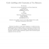 Cyclic Labellings with Constraints at Two Distances