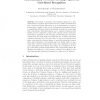 Cyclostationary Processes on Shape Spaces for Gait-Based Recognition