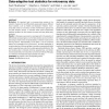 Data-adaptive test statistics for microarray data