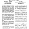 Data communication estimation and reduction for reconfigurable systems