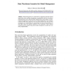 Data Warehouse Scenarios for Model Management