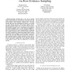 Decision Support in Health Care via Root Evidence Sampling