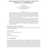 Decomposing Text Processing for Retrieval: Cheshire Tries GRID@CLEF