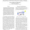 Decompositional, Model-based Learning and its Analogy to Diagnosis