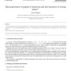 Decompositions of graphs of functions and fast iterations of lookup tables
