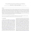 Decoupled echo state networks with lateral inhibition