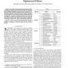 Defect detection in textured materials using optimized filters