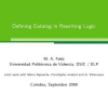 Defining Datalog in Rewriting Logic