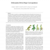 Deformation-Driven Shape Correspondence