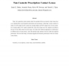Degradation of iris recognition performance due to non-cosmetic prescription contact lenses