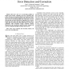 Delay and Area Efficient First-level Cache Soft Error Detection and Correction