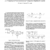 Delta Sigma frequency-to-time conversion by triangularly weighted ZC counter